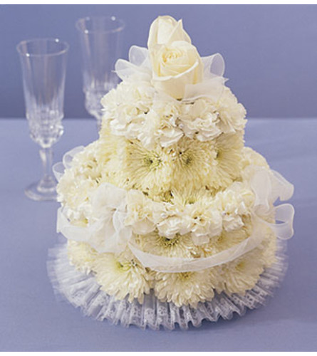 Flower Cake for Wedding