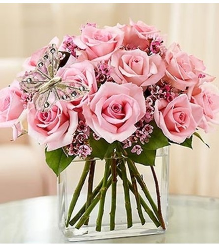 Modern Roses - One Dozen Pink