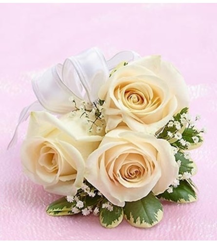 White Rose Corsage