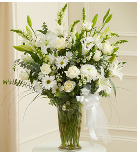 Beautiful Blessings Vase Arrangement - White