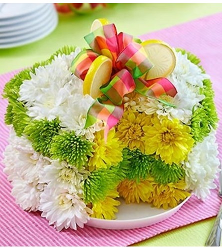 Fresh Flower Cake™ - Lemon