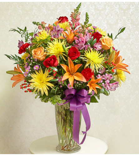 Beautiful Blessings Vase Arrangement - Bright