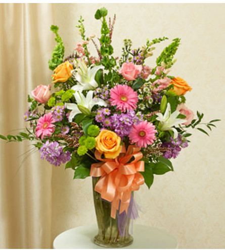 Beautiful Blessings Vase Arrangement - Pastel