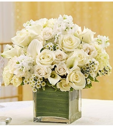 All White Centerpiece Package