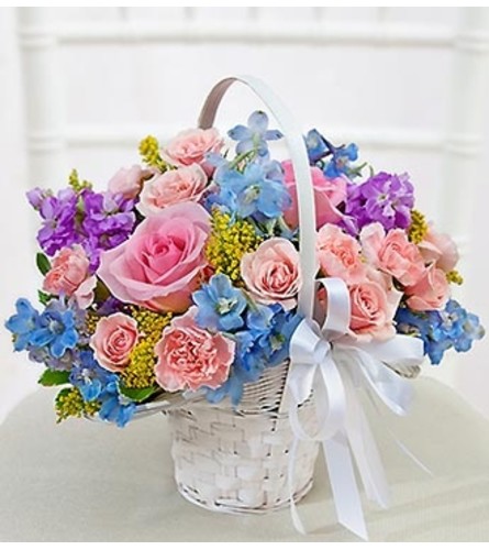 Pastel Flower Girl Arrangement