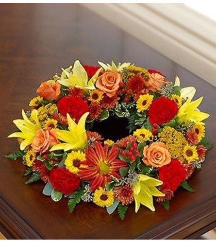 Cremation Wreath - Fall