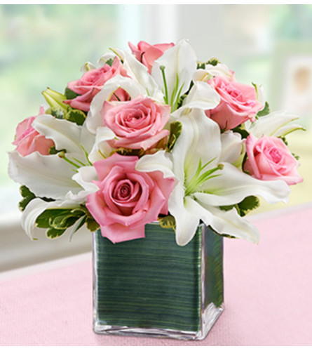 Expressions of Pink™ In a Cube Vase