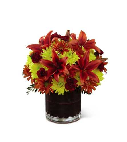 The FTD® Natural Elegance™ Bouquet with Lilies - Standard. An arrangement by Grower Direct Acadia.