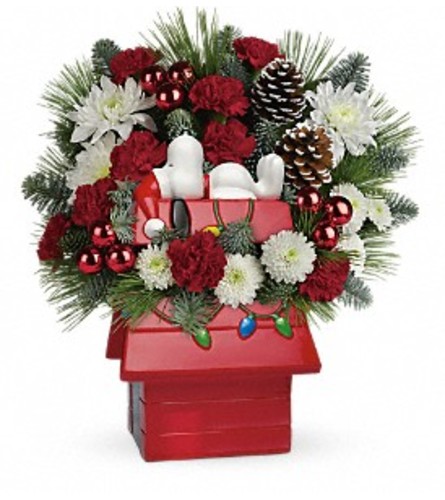 Snoopy Cookie Jar Bouquet TF