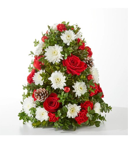 Let It Snow Tree - Standard. An arrangement by Floral Boutique.