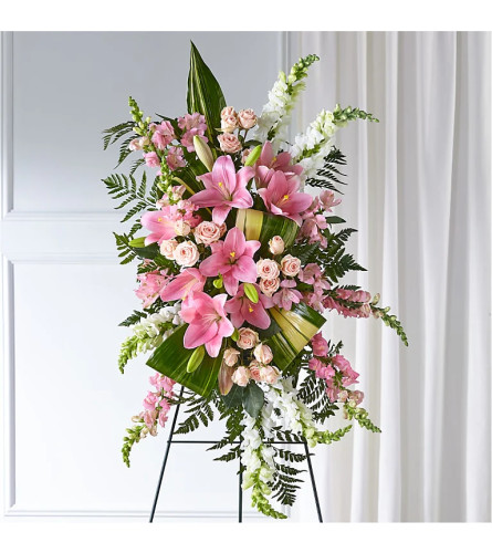 A Elegant Embrace Standing Spray