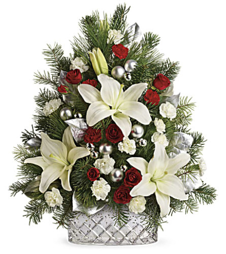 Teleflora's Sparkling Silver Tree