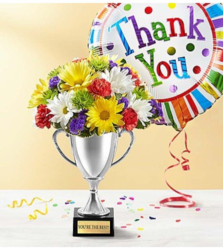 Trophy Bouquet™ To Say Thank You