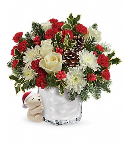 Send a Hug® Bear Buddy Bouquet by Teleflora