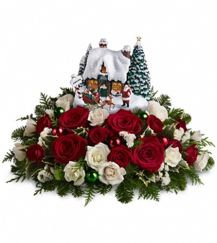 Thomas Kinkade Santa's Workshop by Teleflora