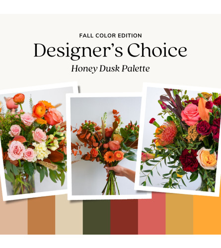 Honey Dusk™ Designer's Choice. An arrangement by Bill's Flowers Arrangements.