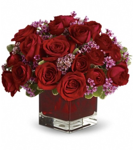 Love and Devotion - Long Stemmed Red Roses Bouquet - Teleflora