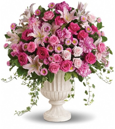 Passionate Pink Garden Arrangement