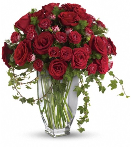 Teleflora's Rose Romanesque Bouquet - Red Roses