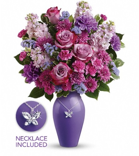 Teleflora's Roses And Butterflies Bouquet