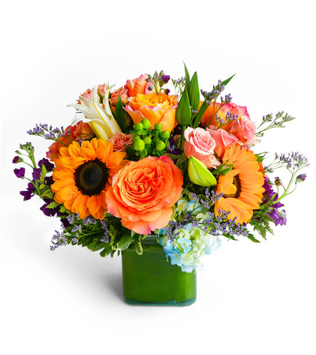 August's End™ - Deluxe. An arrangement by Prestige Floral.