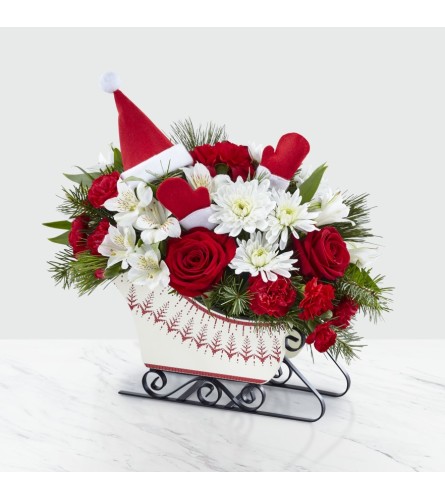 The FTD® Dashing Through the Snow™ Bouquet