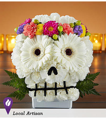 Spooky Skull Flower Arrangement™