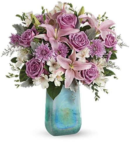 Teleflora's Art Glass Treasure Bouquet