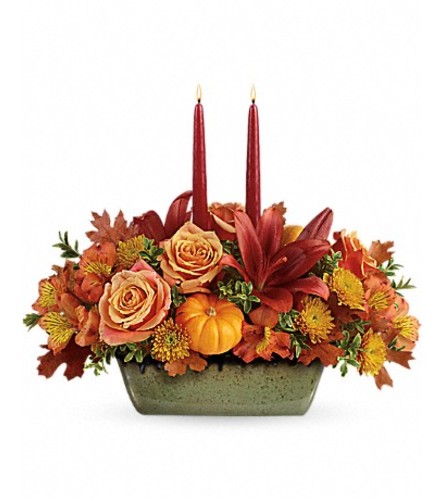 Teleflora's Country Oven Centerpiece