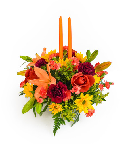 Family Traditions Centerpiece™ - Deluxe. An arrangement by Brasco Florist.