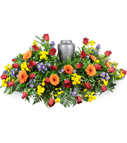 Beautiful Flowers for Funeral Urns