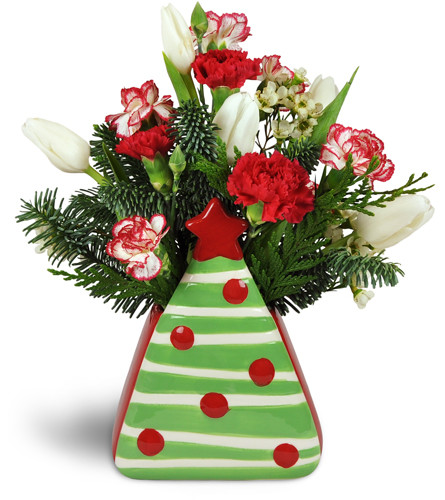 Oh Christmas Tree Carnation Vase™