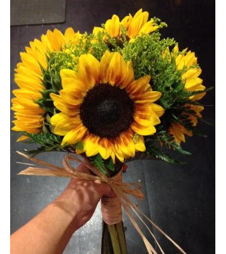 Simply Sunflowers Bridal Bouquet