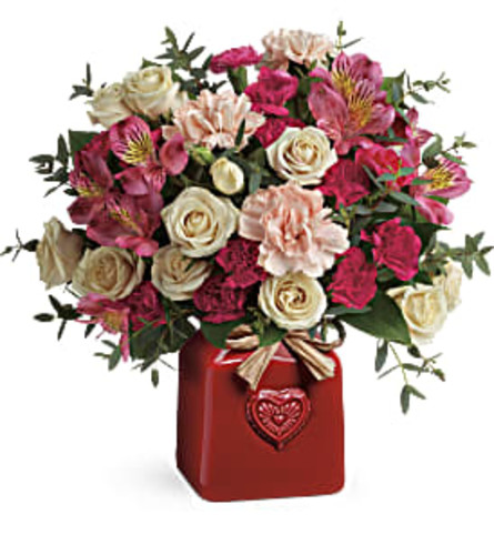 Teleflora's Vintage Heart Bouquet