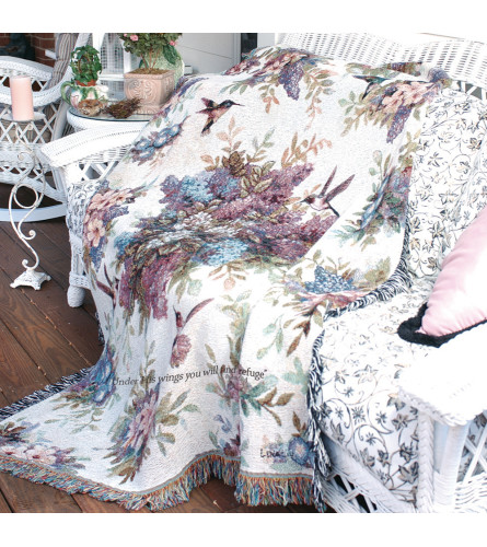 Memorial Throw Hummingbird