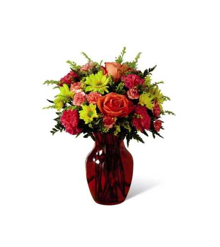 The FTD® Colors Abound™ Autumn Bouquet - Standard. An arrangement by Grower Direct Acadia.