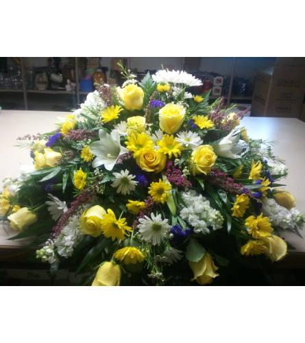 Sunny Yellow Casket Piece 