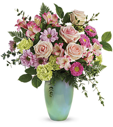 Teleflora's Enamored With Aqua Bouquet