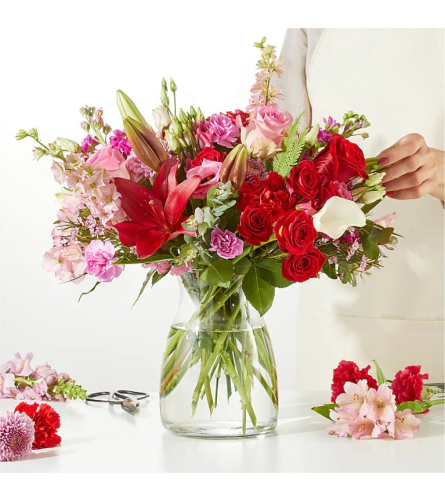 Together Forever - An Exquisite Florist Original. An arrangement by Honie Rose Design.