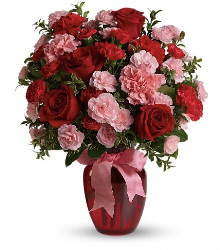 Dance with Me Bouquet with Red Roses