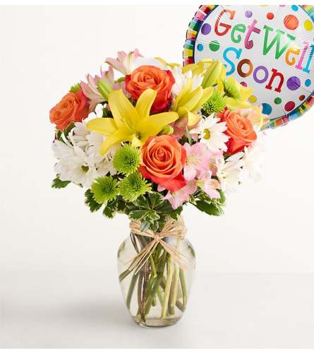 The Fields of Europe™ Get Well - Deluxe. An arrangement by Flowers of Jacksonville.
