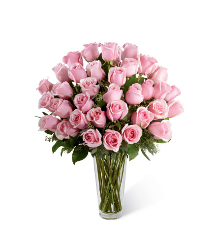 The FTD Pink Rose Bouquet