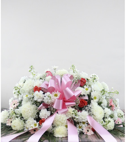 Elegant Pink Memorial Spray