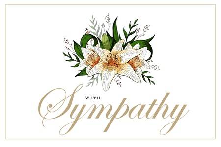 Designer Choice for Sympathy. An arrangement by Red Rose Incredible Florist.