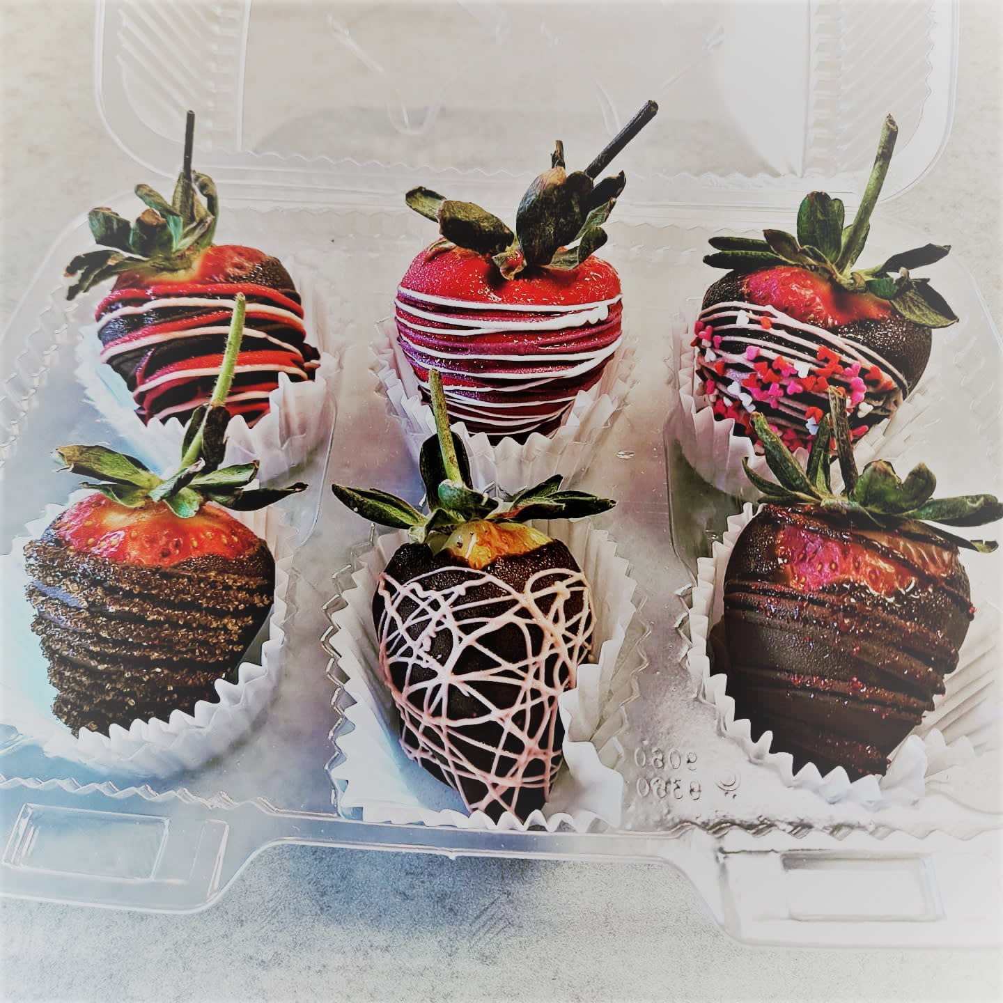 Gourmet Chocolate Covered Strawberries. An arrangement by Flower Box.