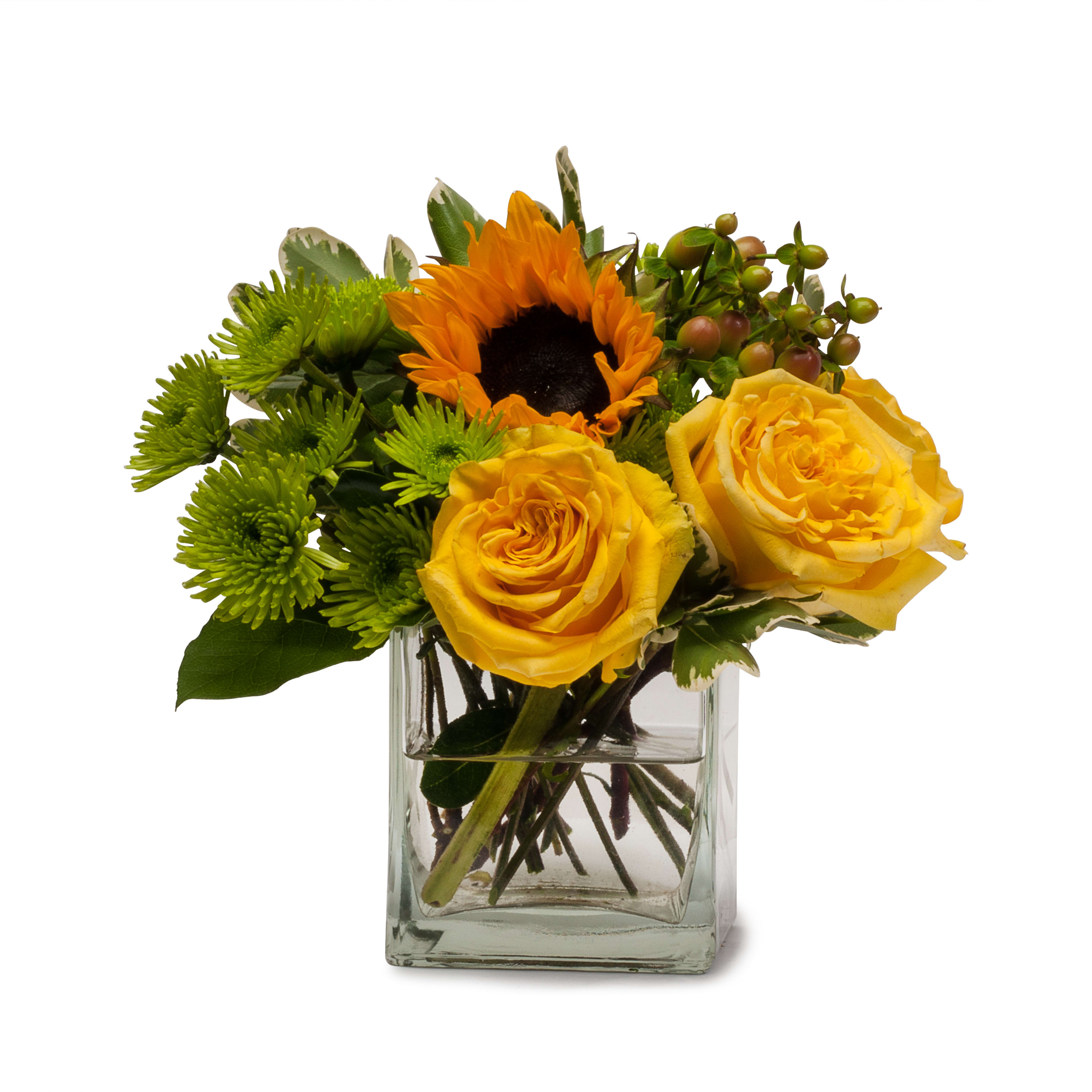 Fall Cube. An arrangement by Deer Valley Florist and Flower Delivery.