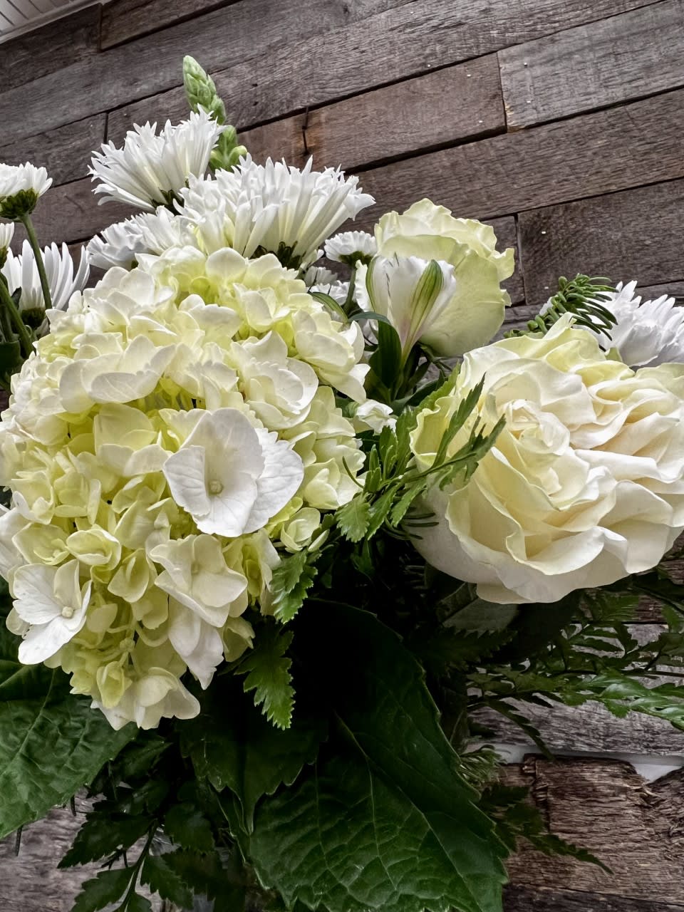 Designers Choice - Elegant White. An arrangement by The Farm and Floral Market.