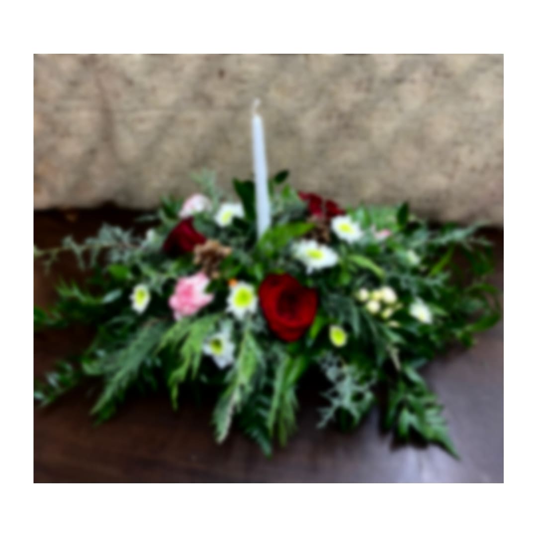 Florist Choice Candle Centerpiece Florist Choice Candle Centerpiece