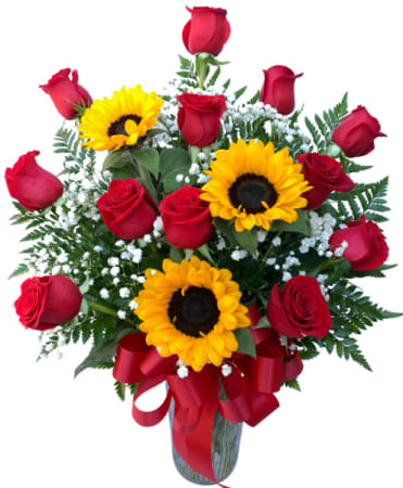 Golden Romance. An arrangement by Flower Lane.