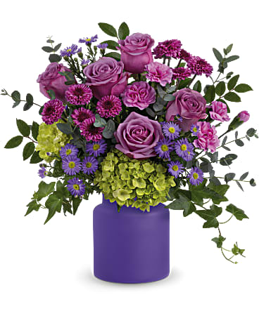 Amethyst Awe Bouquet. An arrangement by Flower Trends Florists.